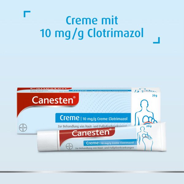 Bodyguardapotheke CANESTEN Creme Zur Behandlung Von Hautpilz Und Fußpilz