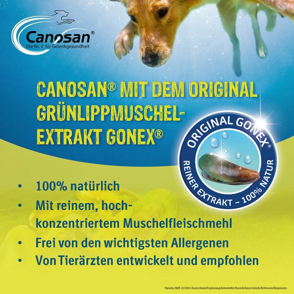 Bodyguardapotheke CANOSAN Pellets Bei Gelenkproblemen Hund Mit Grünlippmuschel Extrakt Gonex