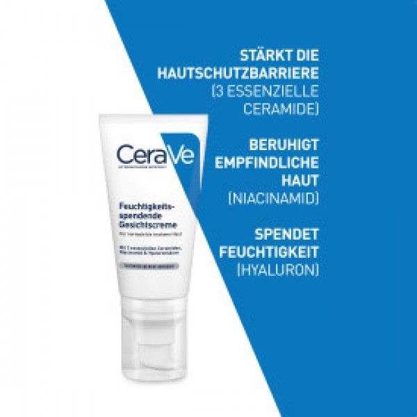 Bodyguardapotheke CERAVE Feuchtigkeitsspendende Gesichtscreme