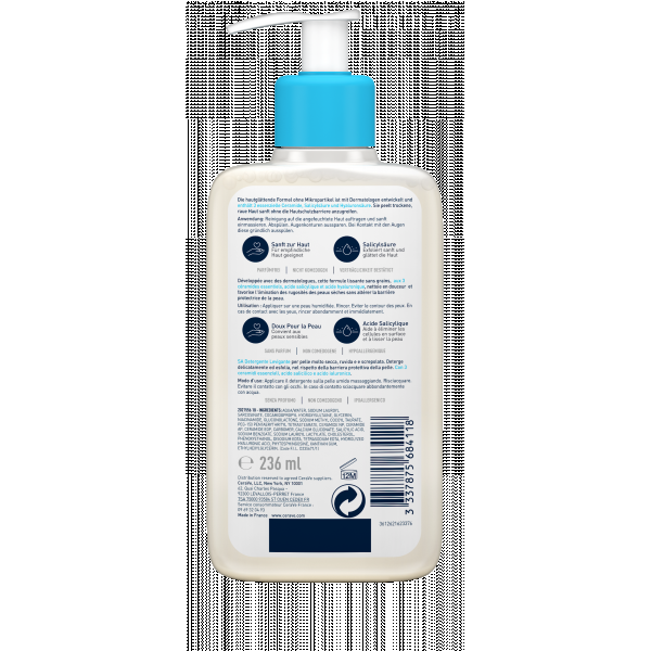 Bodyguardapotheke CERAVE SA Glättende Reinigung Für Trockene Raue Und Unebene Haut