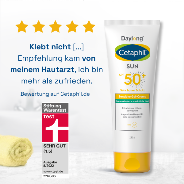 Bodyguardapotheke CETAPHIL Sun Daylong SPF 50+ Sensitive Gel