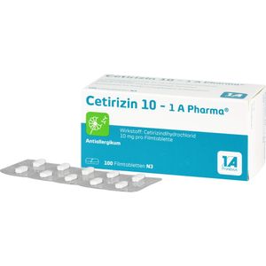 bodyguardapotheke CETIRIZIN 10-1A Pharma Filmtabletten