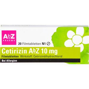 bodyguardapotheke CETIRIZIN AbZ 10 mg Filmtabletten
