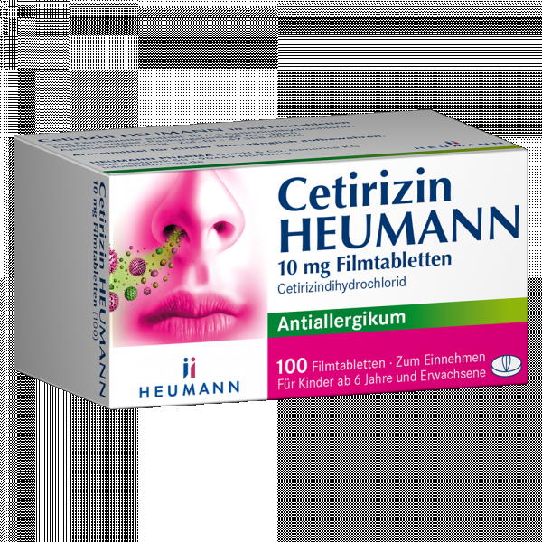 bodyguardapotheke CETIRIZIN Heumann 10 mg Filmtabletten