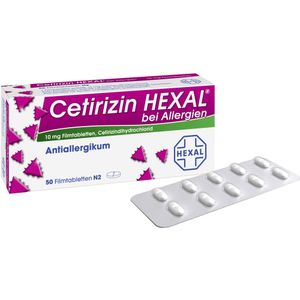 Bodyguardapotheke CETIRIZIN HEXAL Filmtabletten Bei Allergien