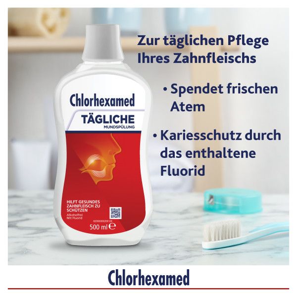 Bodyguardapotheke CHLORHEXAMED Tägliche Mundspülung 0 06%
