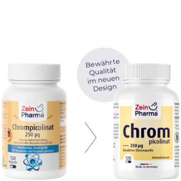Bodyguardapotheke CHROM PICOLINAT 250 μg In Vegetarischen Kapseln