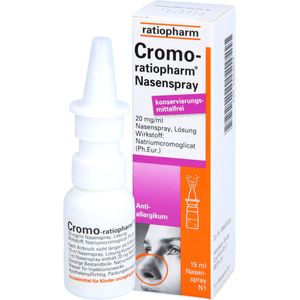 Bodyguardapotheke CROMO-RATIOPHARM Nasenspray Konservierungsfrei