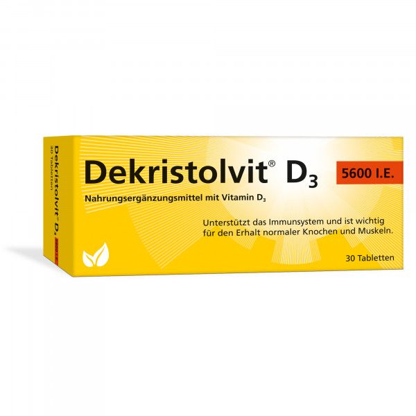 bodyguardapotheke DEKRISTOLVIT D3 5.600 I.E. Tabletten