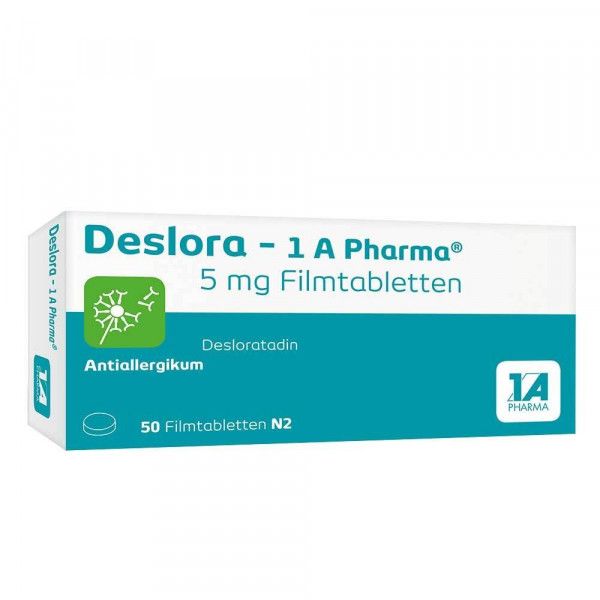 bodyguardapotheke DESLORA-1A Pharma 5 mg Filmtabletten