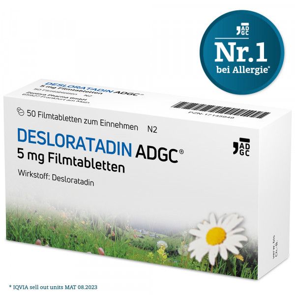 Bodyguardapotheke DESLORATADIN ADGC 5 Mg Filmtabletten