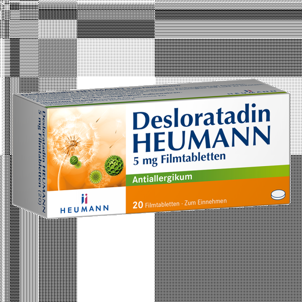 bodyguardapotheke DESLORATADIN Heumann 5 mg Filmtabletten