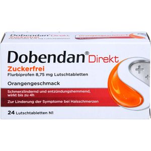bodyguardapotheke DOBENDAN Direkt zuckerfrei Flurbiprofen 8 75mg Lut