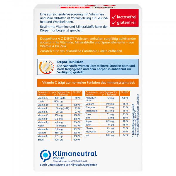 Bodyguardapotheke DOPPELHERZ A-Z Complete Depot Tabletten