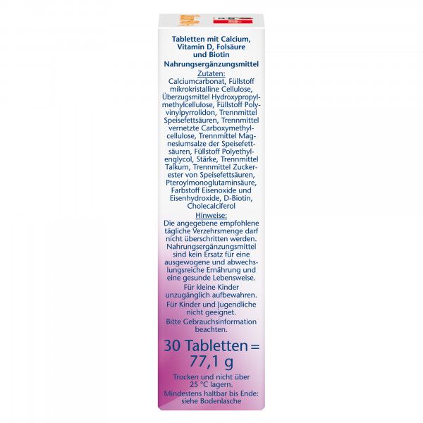 Bodyguardapotheke Doppelherz Aktiv Calcium 900 + D3 + Biotin +Folsäure