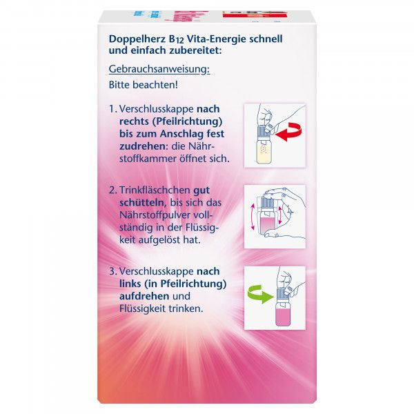 Bodyguardapotheke DOPPELHERZ B12 Vita-Energie Trinkampullen