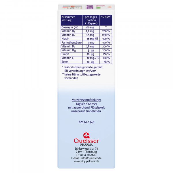 Bodyguardapotheke DOPPELHERZ Coenzym Q10 100+Vitamine System Kapseln