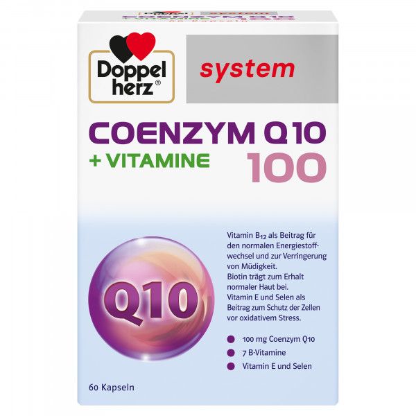 bodyguardapotheke DOPPELHERZ Coenzym Q10 100+Vitamine system Kapseln