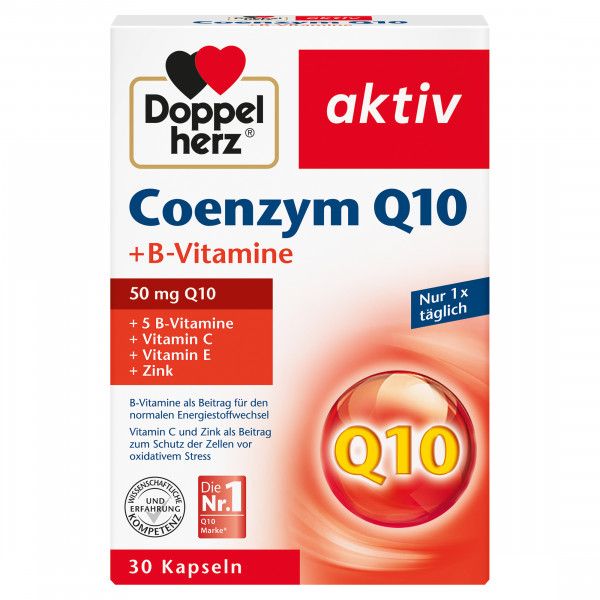 bodyguardapotheke DOPPELHERZ Coenzym Q10+B Vitamine Kapseln