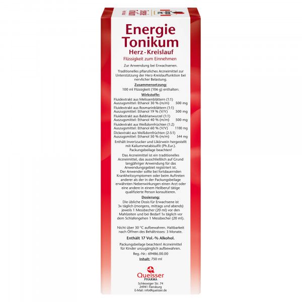 Bodyguardapotheke DOPPELHERZ Energie-Tonikum Herz-Kreislauf