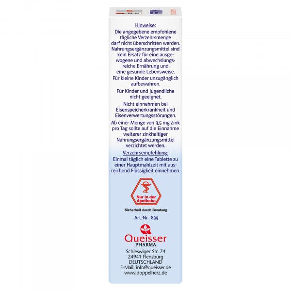 Bodyguardapotheke DOPPELHERZ Für IHN System Tabletten