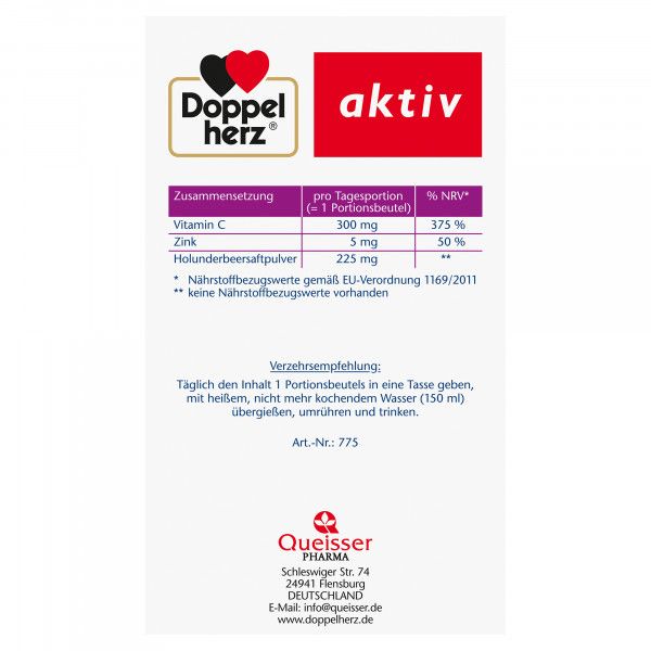 Bodyguardapotheke DOPPELHERZ Heißer Holunder M.Vit.C+Zink Granulat