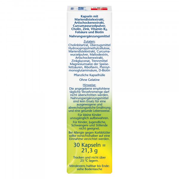 Bodyguardapotheke DOPPELHERZ Leber Plus Mit Cholin+Zink Kapseln