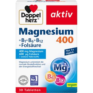 Bodyguardapotheke DOPPELHERZ Magnesium 400 Mg Tabletten