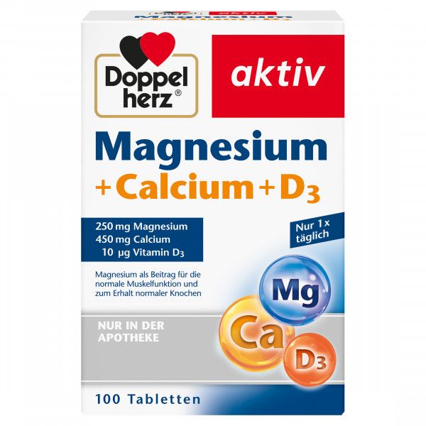 bodyguardapotheke DOPPELHERZ Magnesium+Calcium+D3 Tabletten bodyguardapotheke DOPPELHERZ Magnesium+Calcium+D3 Tabletten