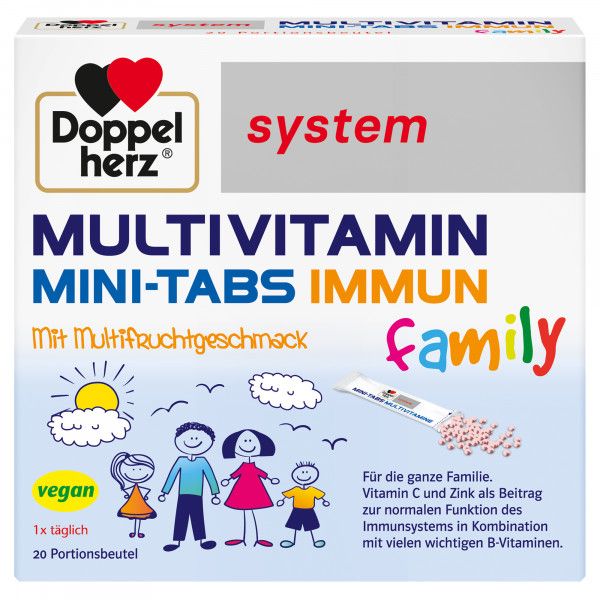 bodyguardapotheke DOPPELHERZ Multivitamin Mini-Tabs family system