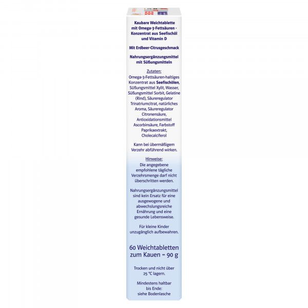 Bodyguardapotheke DOPPELHERZ Omega-3 Gel-Tabs Family Erdb.Cit.system