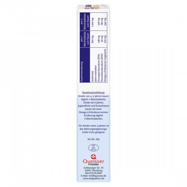 Bodyguardapotheke DOPPELHERZ Omega-3 Gel-Tabs Family System