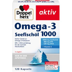 Bodyguardapotheke DOPPELHERZ Omega-3 Seefischöl 1000 Kapseln