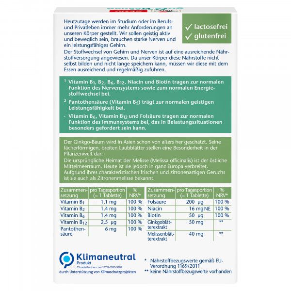 Bodyguardapotheke DOPPELHERZ Stress Gute Nerven Tabletten
