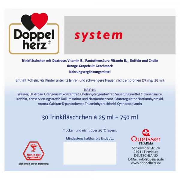 Bodyguardapotheke DOPPELHERZ Vitamin B12 Plus System Trinkampullen