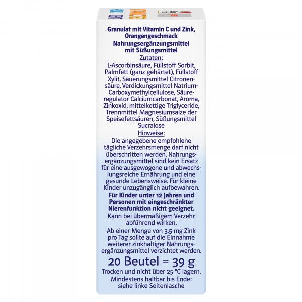 Bodyguardapotheke DOPPELHERZ Vitamin C 750 Depot System Pellets