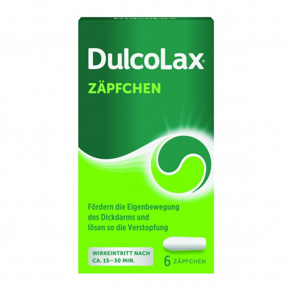 bodyguardapotheke Dulcolax Zäpfchen Wirkstoff Bisacodyl bei Verstopfung