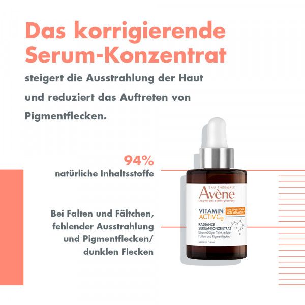Bodyguardapotheke Eau Thermale Avène VITAMIN ACTIV Cg Radiance Serum-Konzentrat