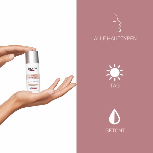 Bodyguardapotheke EUCERIN Anti-Pigment Tag Getönt Mittel LSF 30