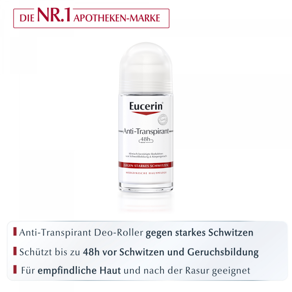Bodyguardapotheke EUCERIN Deodorant Antitranspirant Roll-on 48h