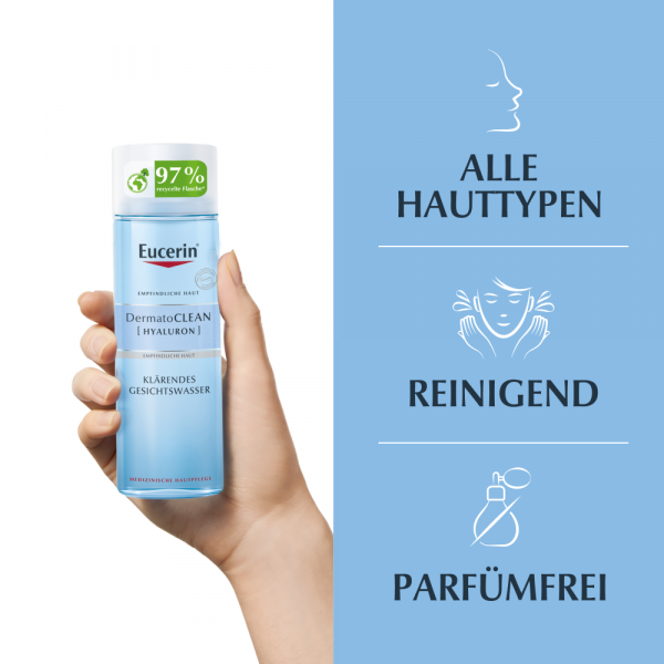 Bodyguardapotheke EUCERIN DermatoCLEAN Hyaluron Klär.Gesichtswasser