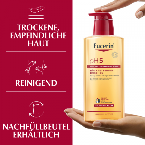 Bodyguardapotheke EUCERIN PH5 Duschöl Empfindliche Haut M.Pumpe