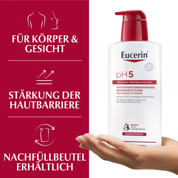 Bodyguardapotheke EUCERIN PH5 Waschlotion Empfindliche Haut M.Pumpe