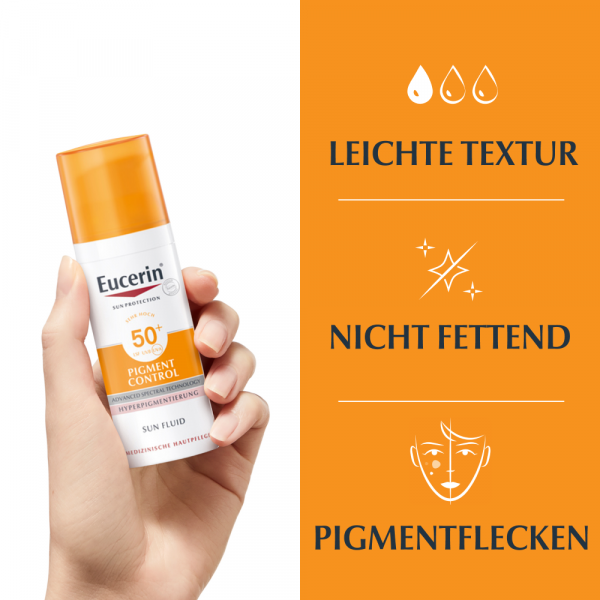 Bodyguardapotheke EUCERIN Sun Fluid Pigment Control LSF 50+