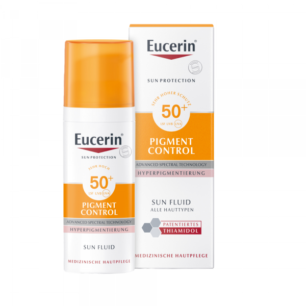 bodyguardapotheke EUCERIN Sun Fluid Pigment Control LSF 50+