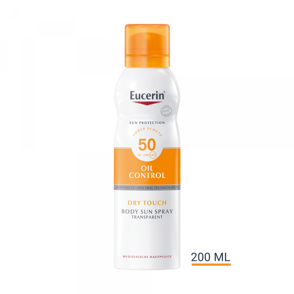 bodyguardapotheke EUCERIN Sun Oil Control Body Transp.Aerosol LSF 50