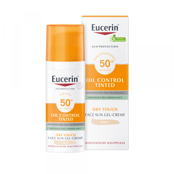 bodyguardapotheke EUCERIN Sun Oil Control tinted Creme LSF 50+ hell