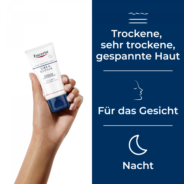 Bodyguardapotheke EUCERIN UreaRepair Gesichtscreme 5% Nacht