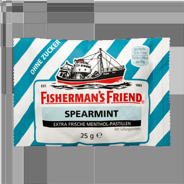bodyguardapotheke FISHERMANS FRIEND Spearmint ohne Zucker Pastillen