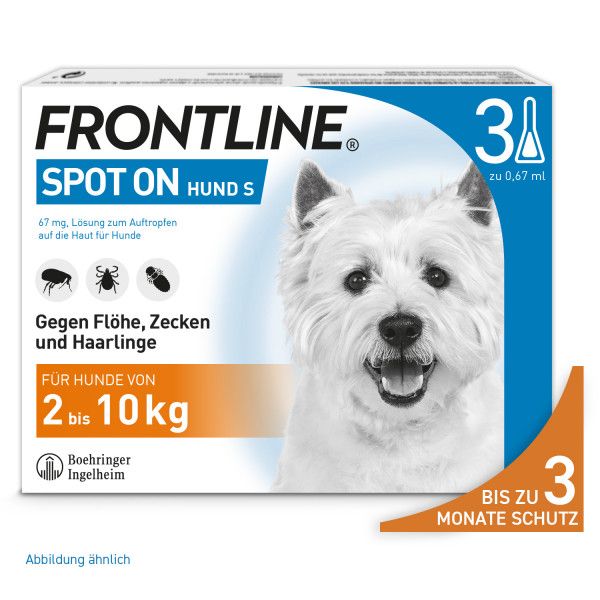bodyguardapotheke FRONTLINE SPOT-ON gegen Zecken und Flöhe für Hunde S bodyguardapotheke FRONTLINE SPOT-ON gegen Zecken und Flöhe für Hunde S